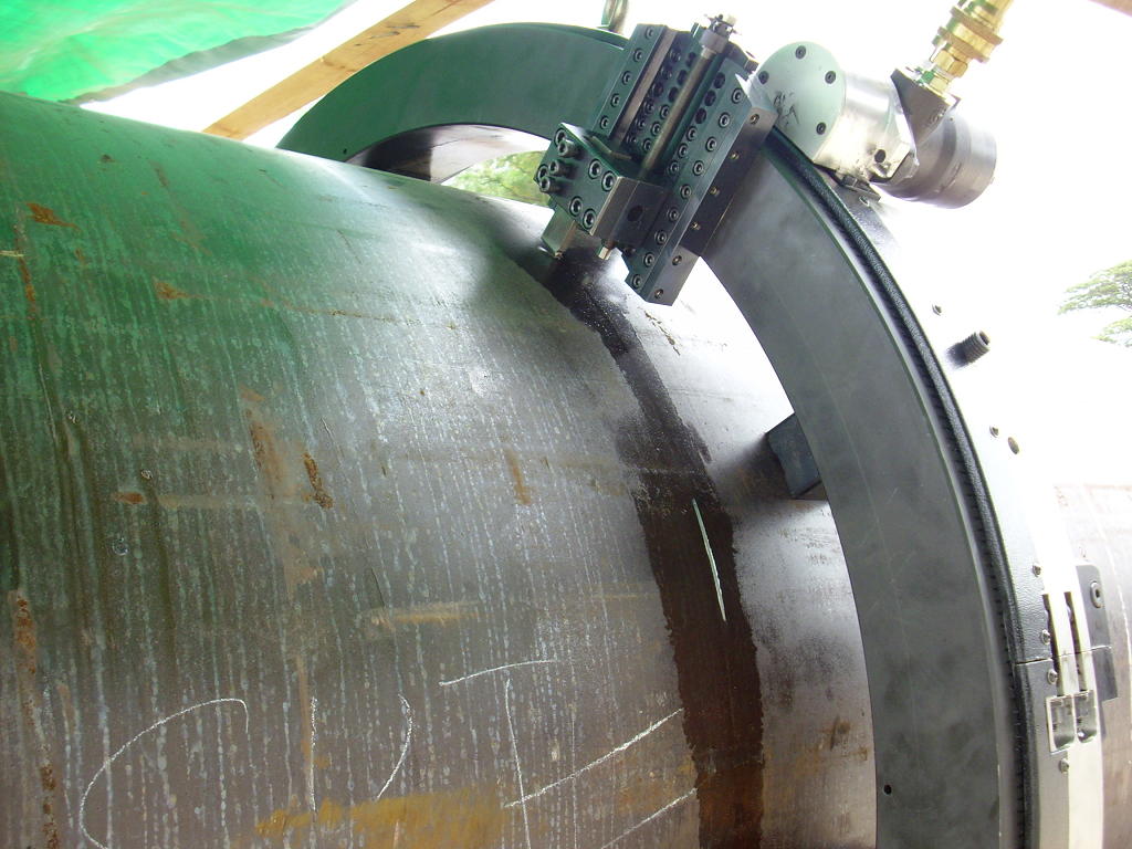 管道冷切割坡口服务